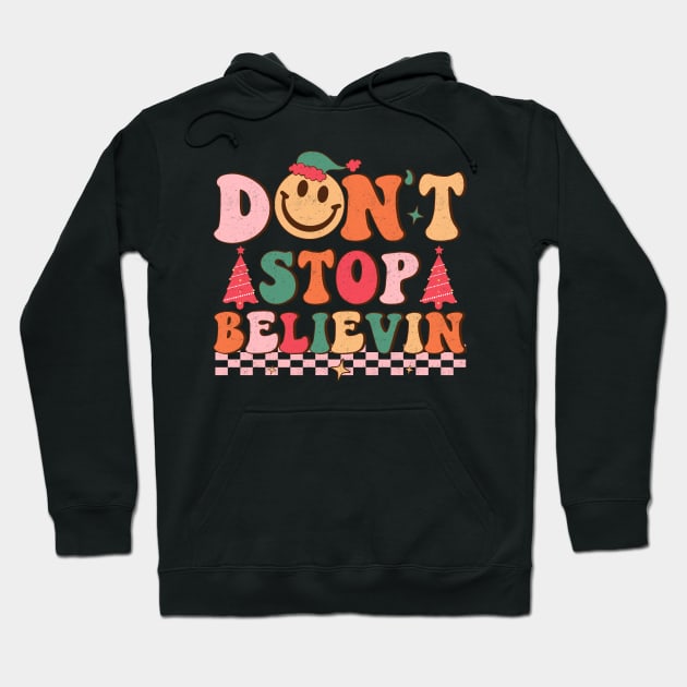 Don't Stop Believin' Hoodie by MZeeDesigns